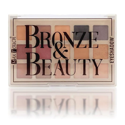 Max Touch Bronze & Beauty Eyeshadow Palette (15 Colours) MT-2575
