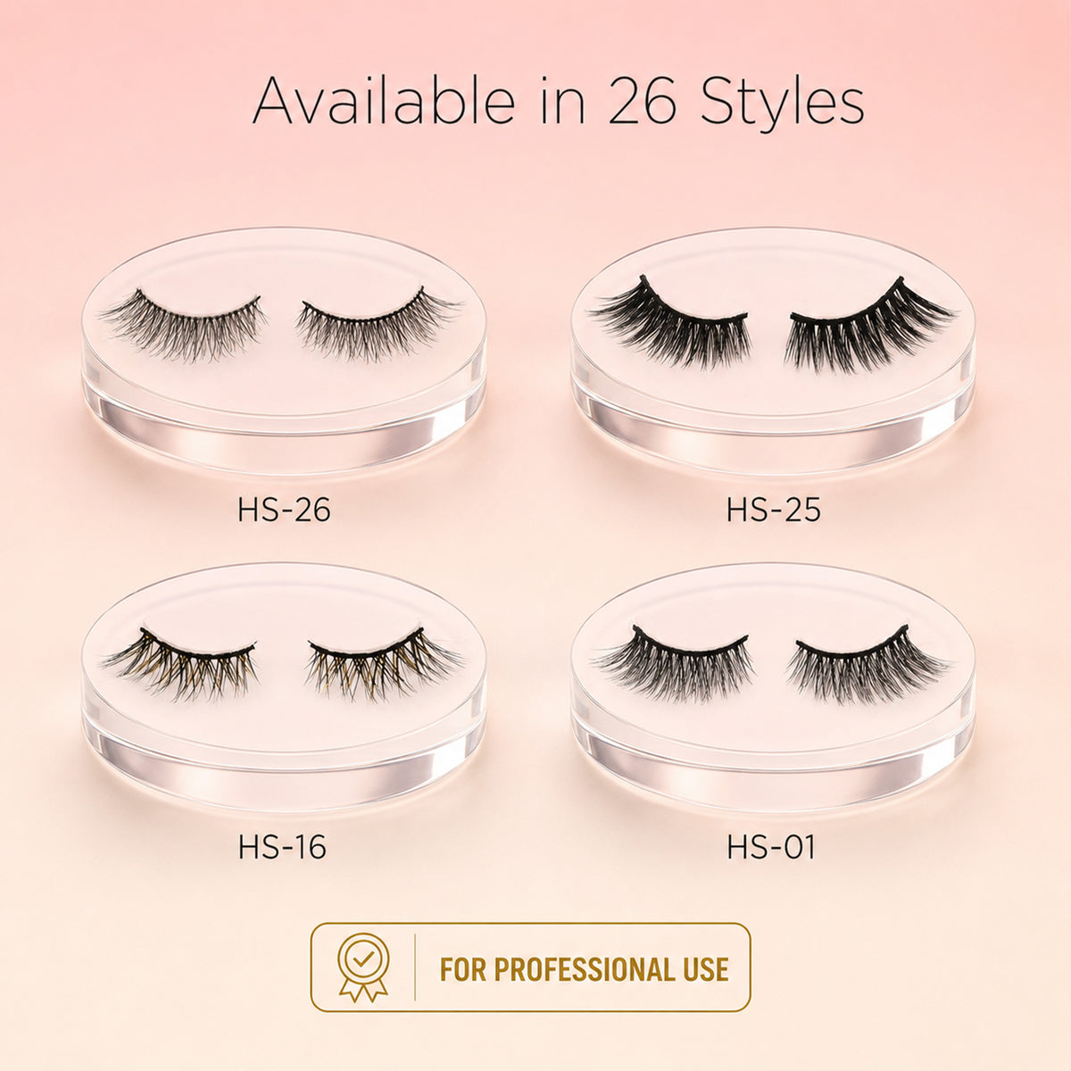 Max Touch Hand Crafted Natural Eyelashes – 5 Pairs (MT-2546)