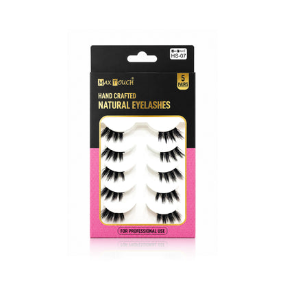 Max Touch Hand Crafted Natural Eyelashes – 5 Pairs (MT-2546)